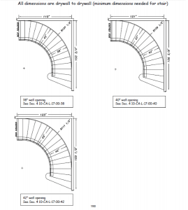 curved stair layouts