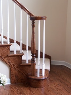 Painted balusters