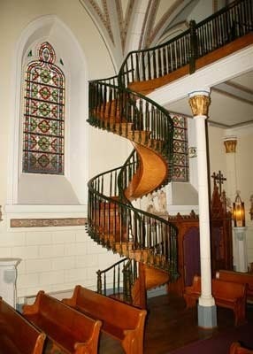 Spiral staircase at Loretto Chapel
