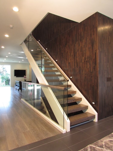 Floating Double Stringer Stair with Hidden Tread Support  Stairs design  modern, Stairs design, Staircase interior design